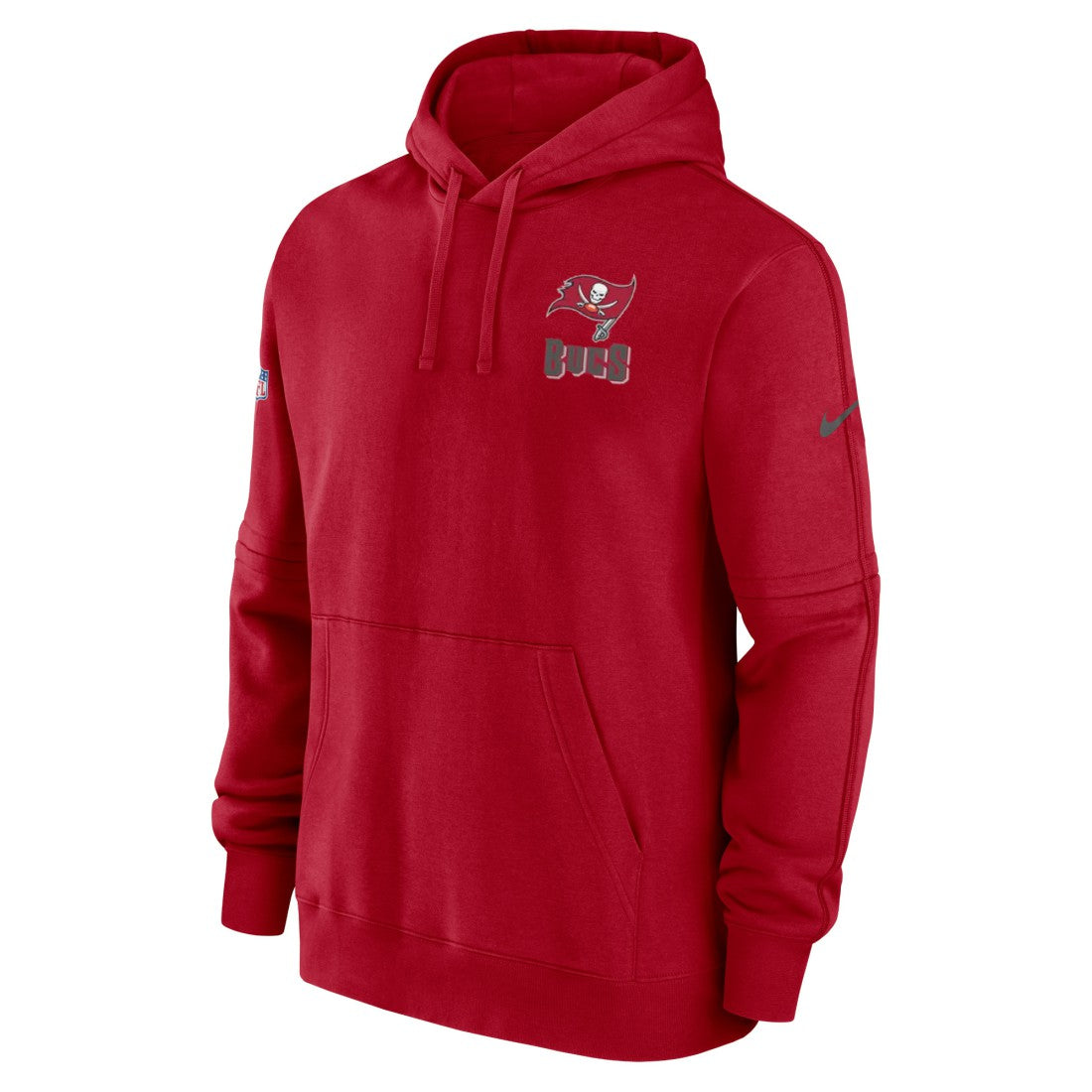 Tampa Bay Buccaneers Sideline Club Fleece Pullover Hoodie - Red online