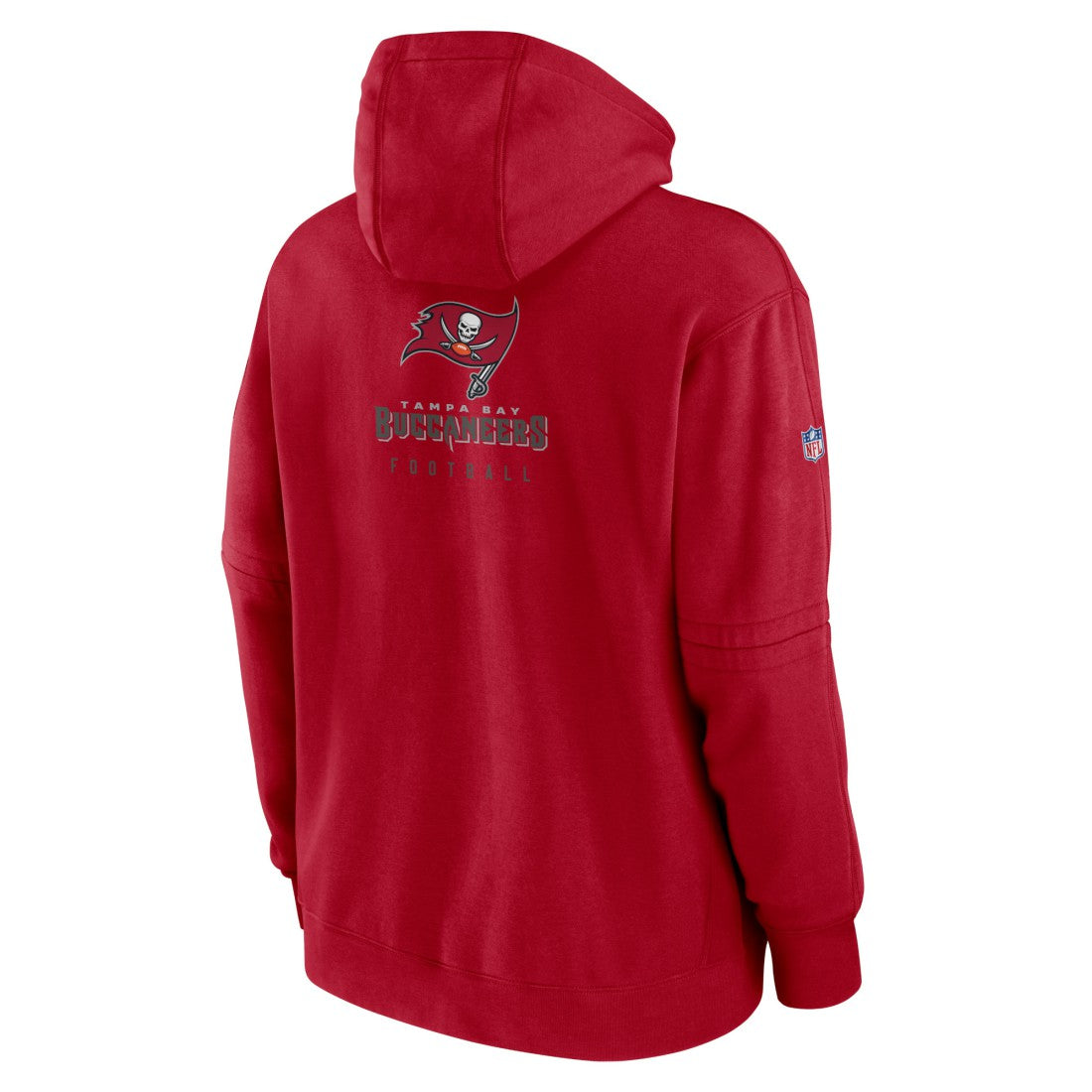 Tampa Bay Buccaneers Sideline Club Fleece Pullover Hoodie - Red online