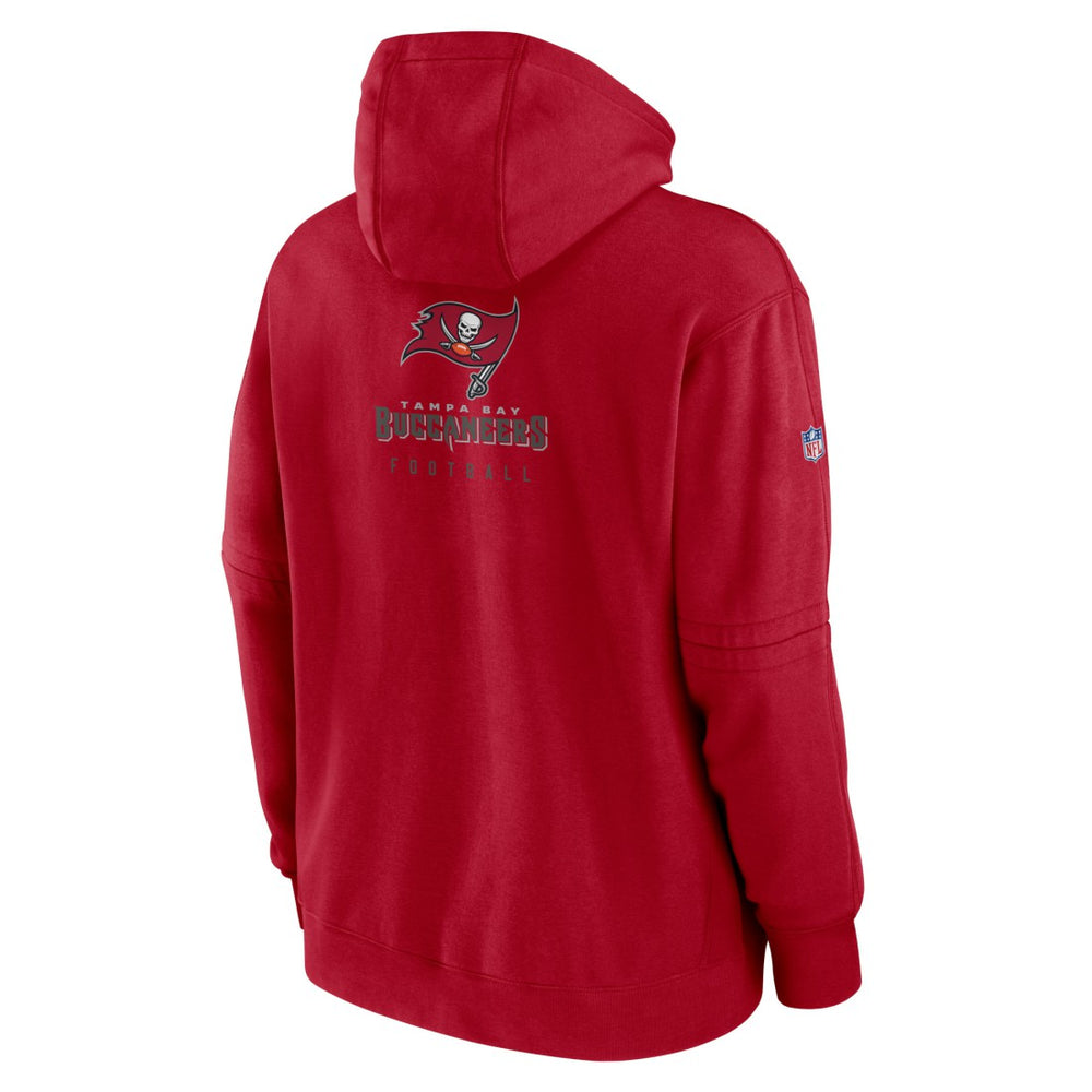 Tampa Bay Buccaneers Sideline Club Fleece Pullover Hoodie - Red online