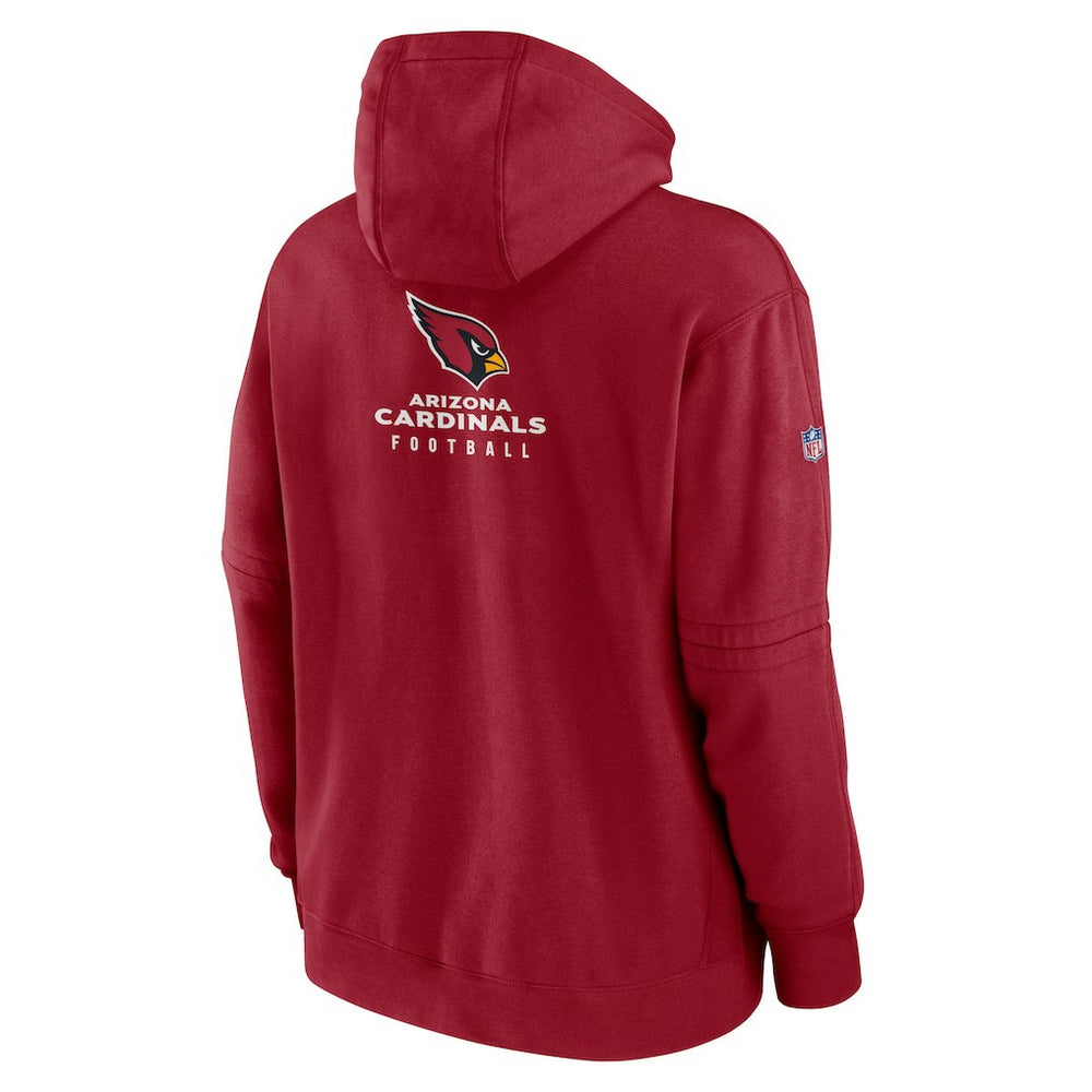 Arizona Cardinals Sideline Club Fleece Pullover Hoodie - Cardinal outlet