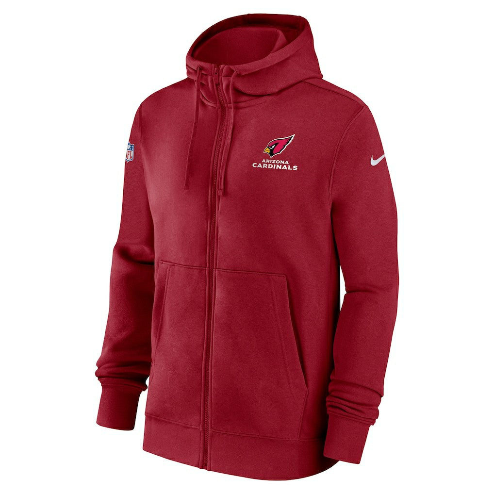Arizona Cardinals 2023/24 Sideline Club Full-Zip Hoodie - Red on sale