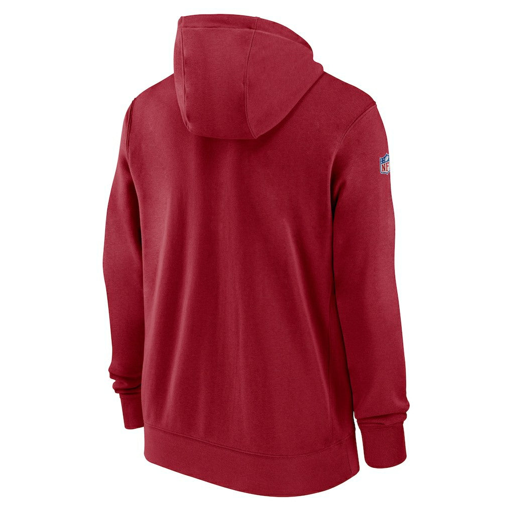 Arizona Cardinals 2023/24 Sideline Club Full-Zip Hoodie - Red on sale