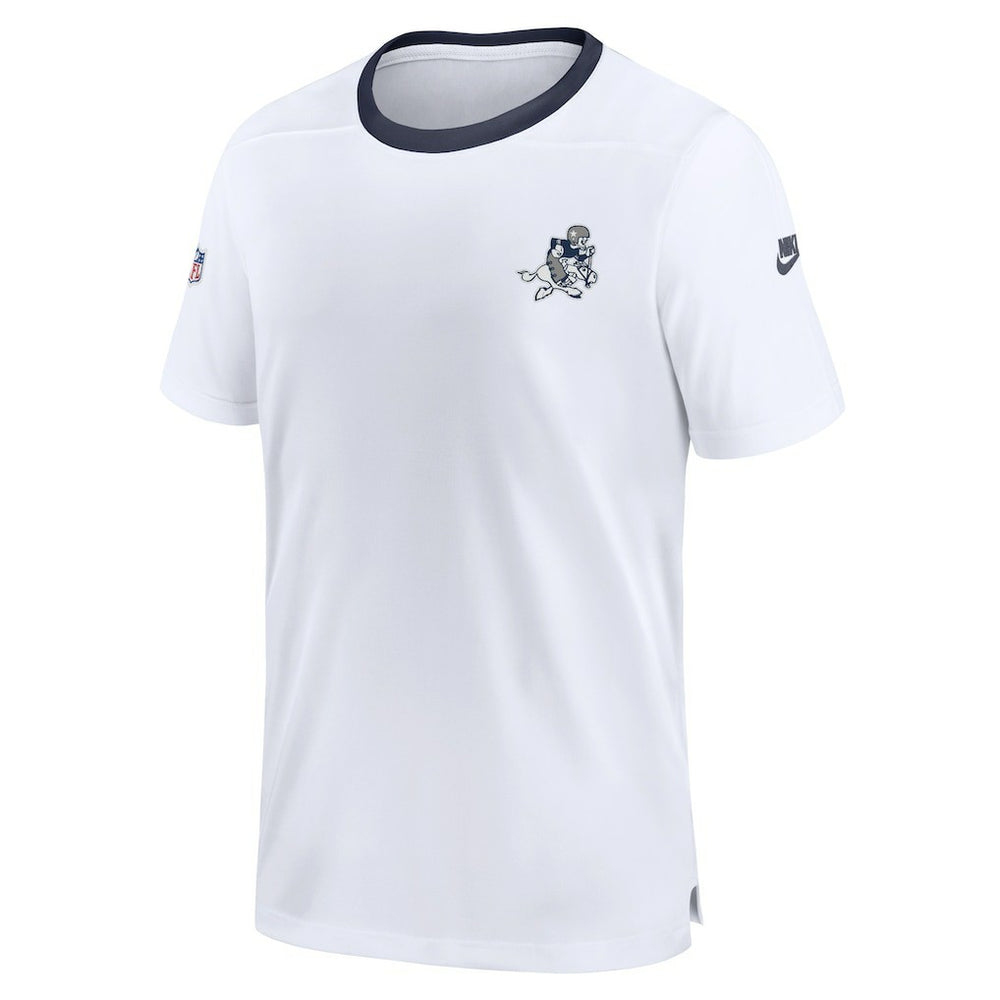 Dallas Cowboys Men's Sideline Coaches Alternate Performance T-Shirt - White on sale