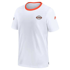 Cleveland Browns Men's Sideline Coaches Alternate Performance T-Shirt - White for sale