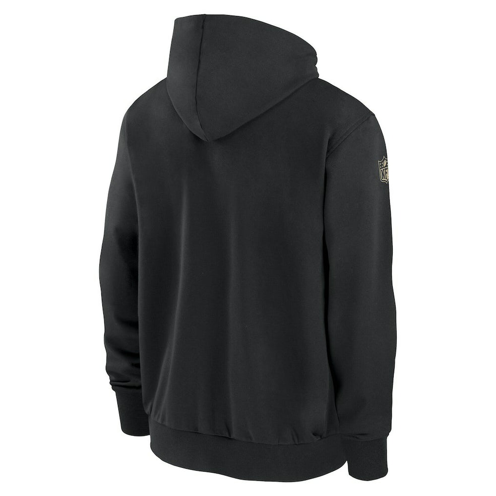 New Orleans Saints Sideline Performance Full-Zip Hoodie Jacket - Black online