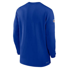 Buffalo Bills 2023 Sideline Performance Long Sleeve Tri-Blend Quarter-Zip Top - Royal sale