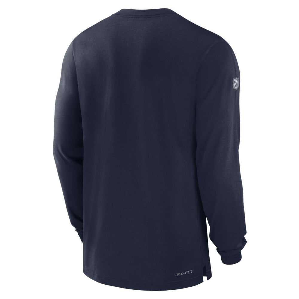 Tennessee Titans 2023 Sideline Performance Long Sleeve T-Shirt - Navy on sale