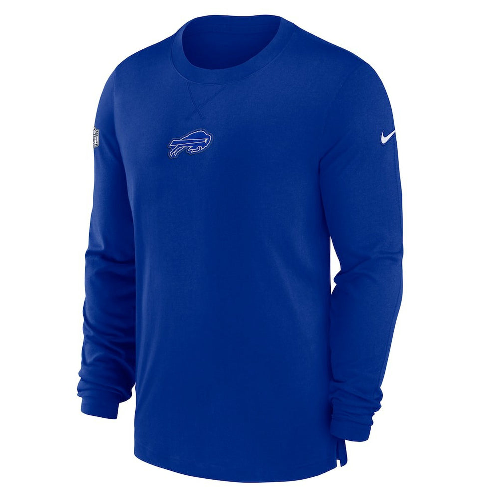 Buffalo Bills 2023 Sideline Performance Long Sleeve T-Shirt - Royal discount