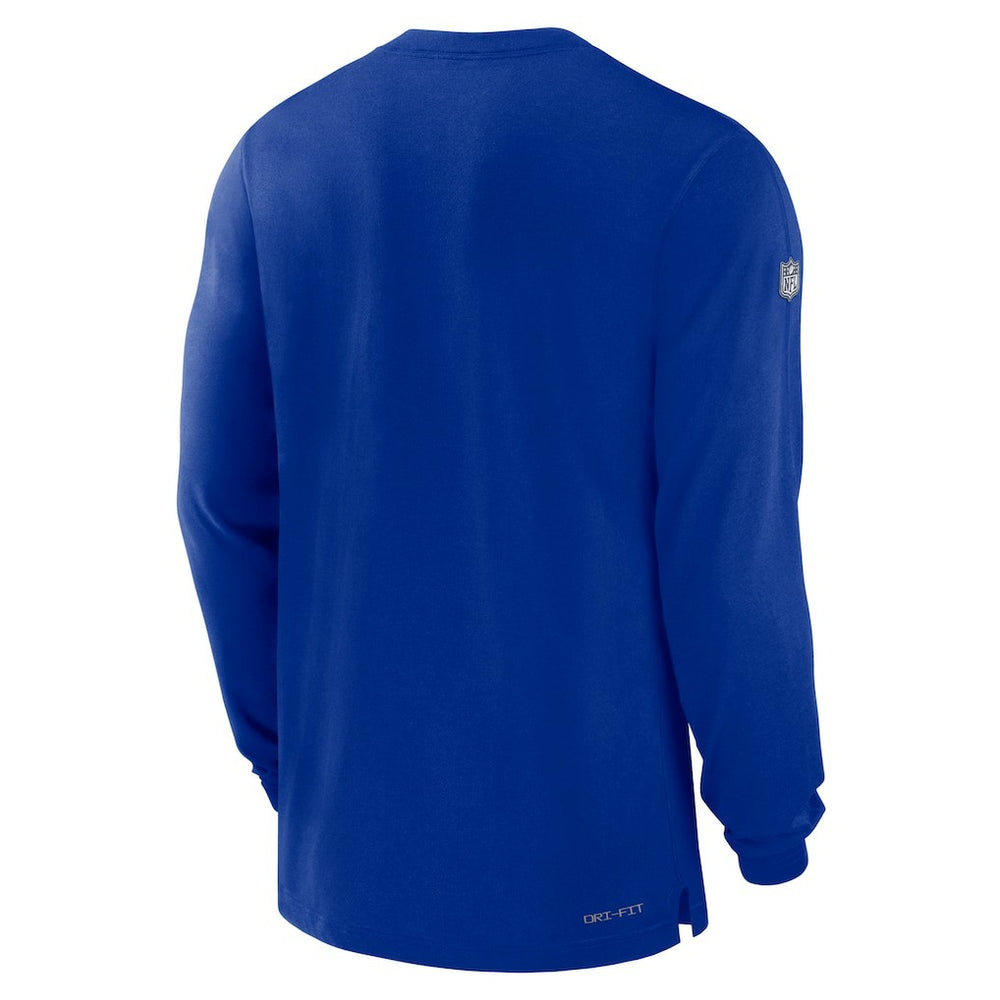 Buffalo Bills 2023 Sideline Performance Long Sleeve T-Shirt - Royal discount