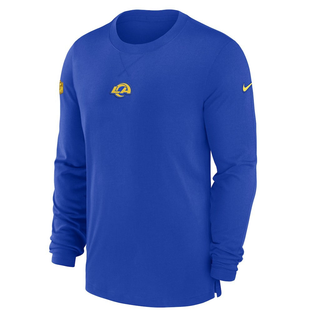 Los Angeles Rams 2023 Sideline Performance Long Sleeve T-Shirt - Royal online