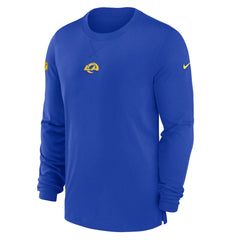 Los Angeles Rams 2023 Sideline Performance Long Sleeve T-Shirt - Royal online