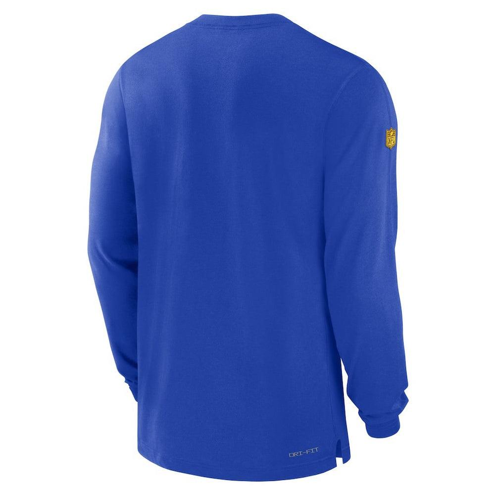 Los Angeles Rams 2023 Sideline Performance Long Sleeve T-Shirt - Royal online