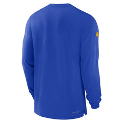 Los Angeles Rams 2023 Sideline Performance Long Sleeve T-Shirt - Royal online