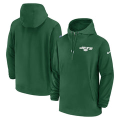 New York Jets Sideline Half-Zip Hoodie - Green online