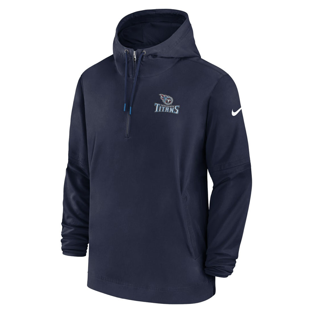 Tennessee Titans Sideline Half-Zip Hoodie - Navy discount