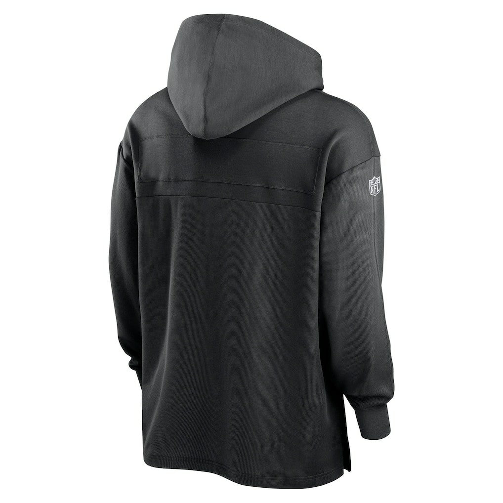 Las Vegas Raiders 2023 Sideline Lightweight Performance Hooded Top - Black outlet