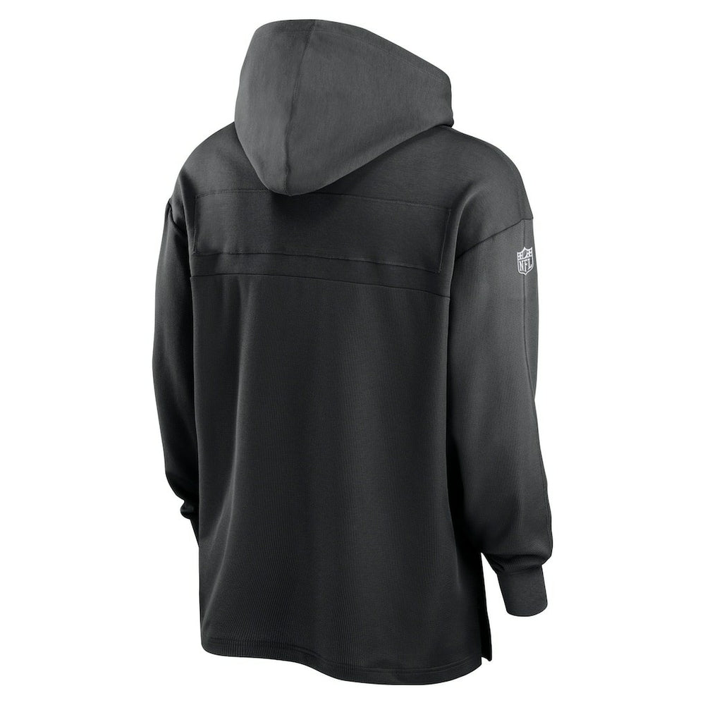 Las Vegas Raiders 2023 Sideline Lightweight Performance Hooded Top - Black outlet