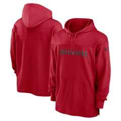 Tampa Bay Buccaneers 2023 Sideline Lightweight Performance Hooded Top - Red on sale