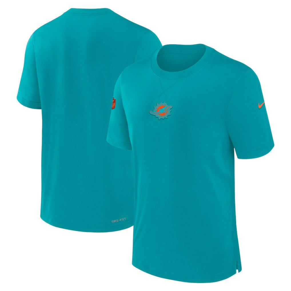 Miami Dolphins 2023 Sideline Performance T-Shirt - Aqua outlet