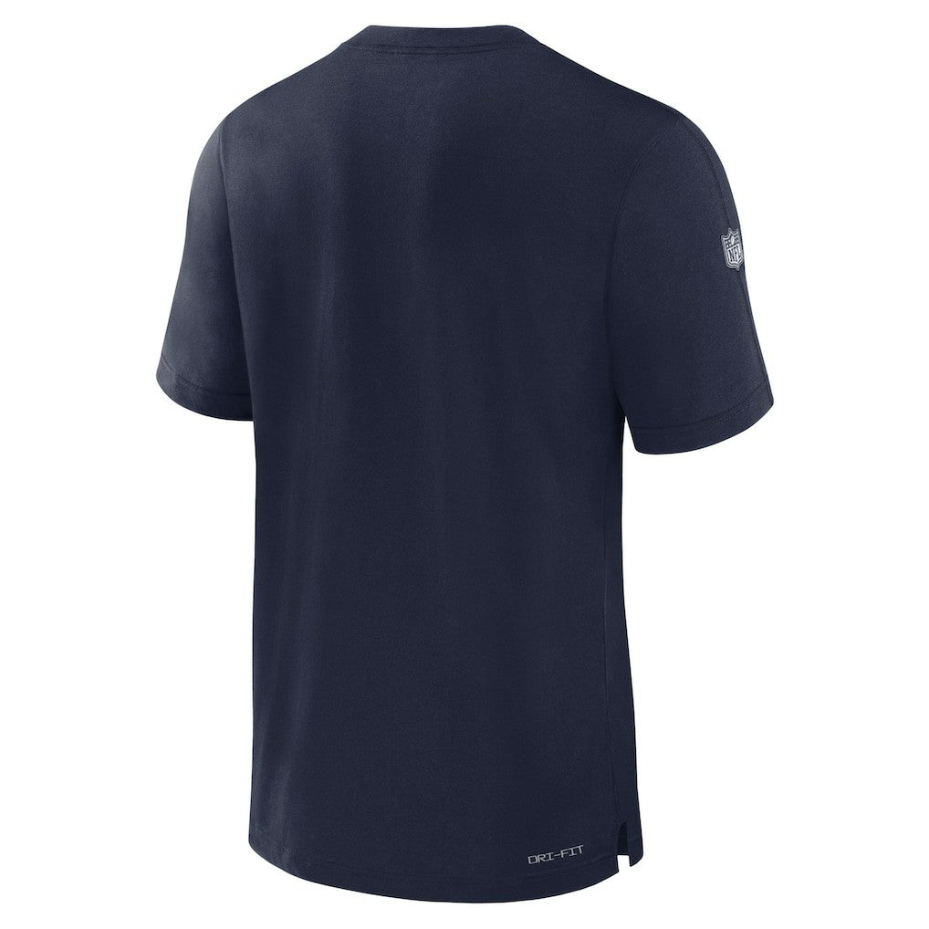 New England Patriots 2023 Sideline Performance T-Shirt - Navy cheap