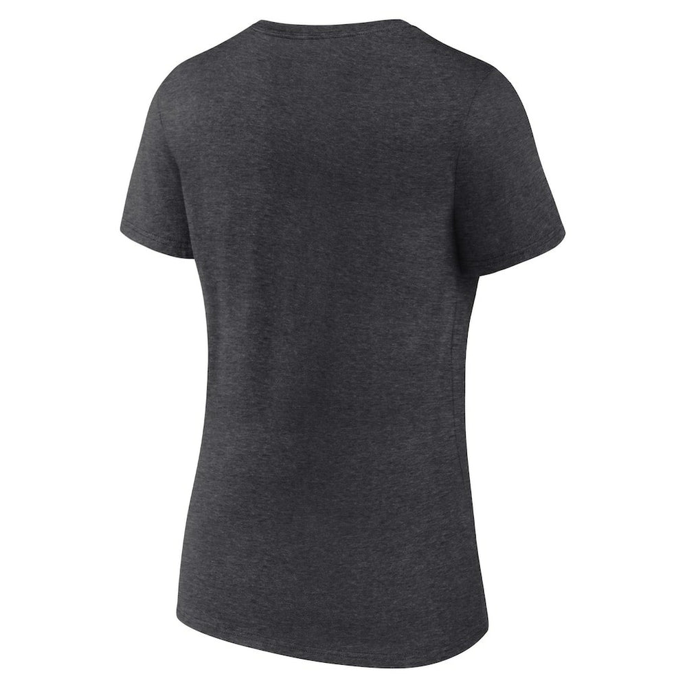 Minnesota Vikings Women's Victory Arch Team V-Neck T-Shirt - Charcoal for sale