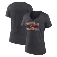 Washington Commanders Women's Victory Arch Team V-Neck T-Shirt - Charcoal cheap