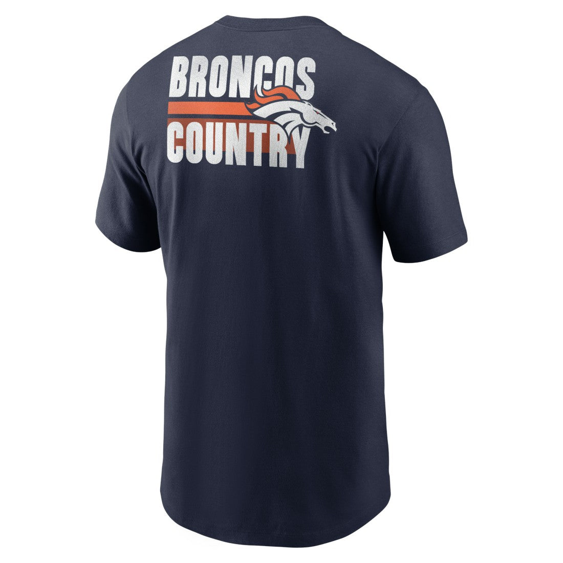 Denver Broncos Blitz Essential T-Shirt - Navy sale