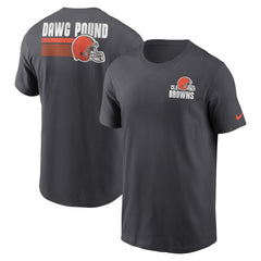 Cleveland Browns Blitz Essential T-Shirt - Anthracite discount