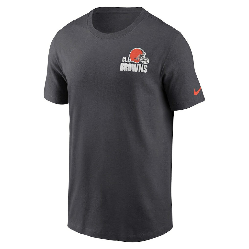 Cleveland Browns Blitz Essential T-Shirt - Anthracite discount