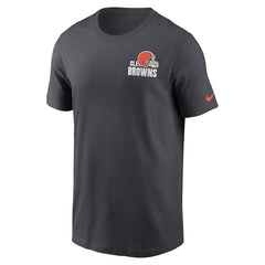Cleveland Browns Blitz Essential T-Shirt - Anthracite discount