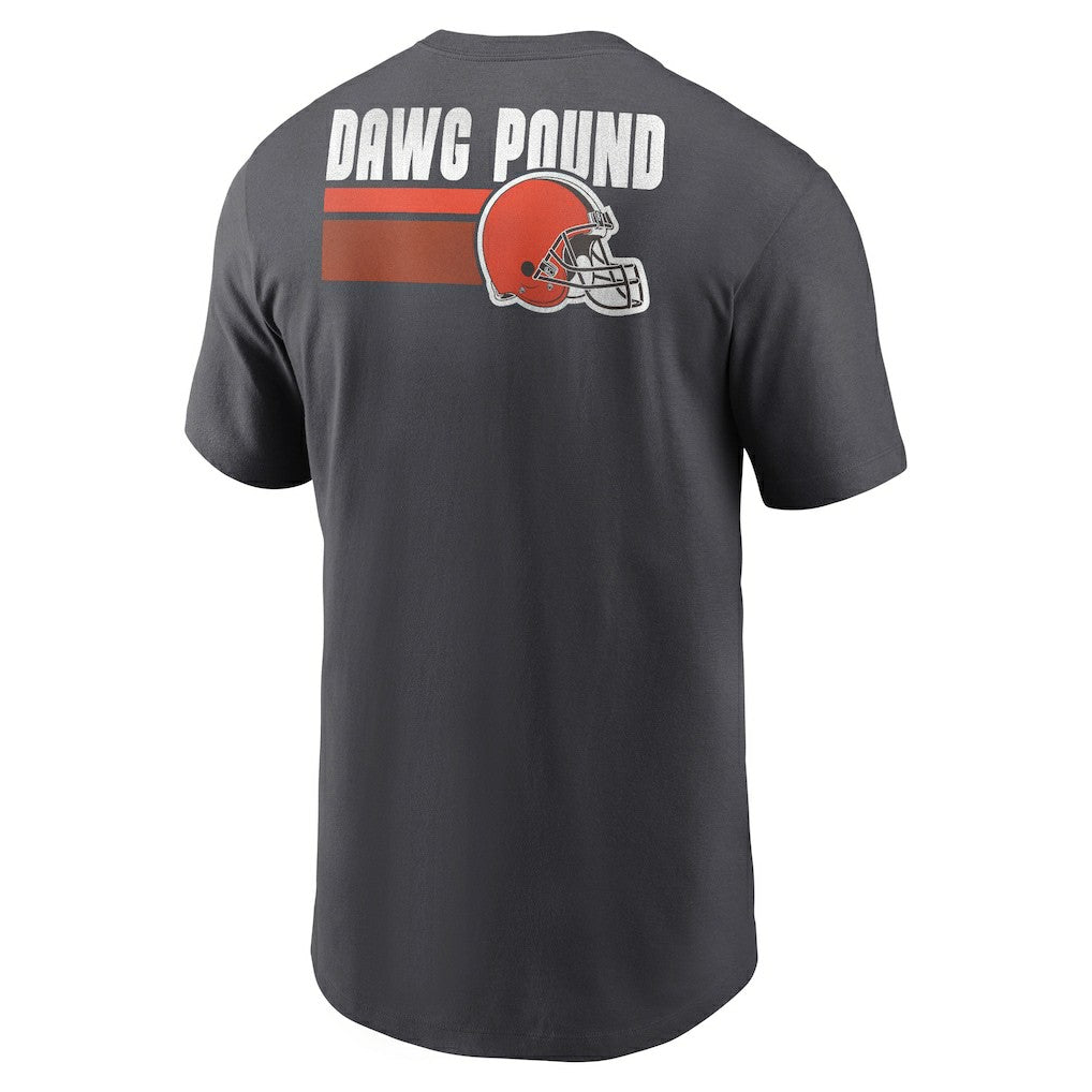Cleveland Browns Blitz Essential T-Shirt - Anthracite discount