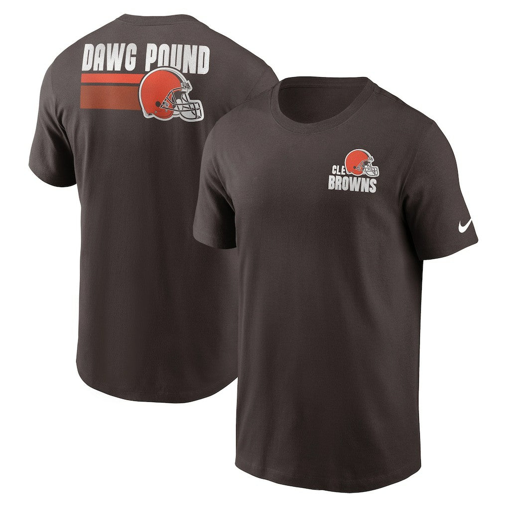 Cleveland Browns Blitz Essential T-Shirt - Brown sale