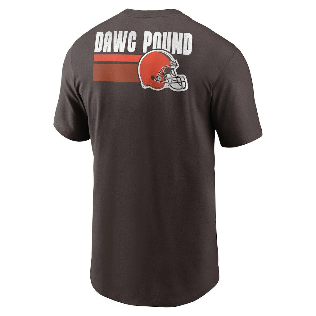 Cleveland Browns Blitz Essential T-Shirt - Brown sale