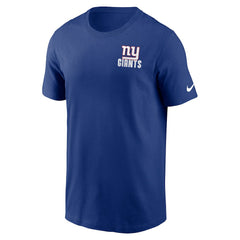 New York Giants Blitz Essential T-Shirt - Royal sale