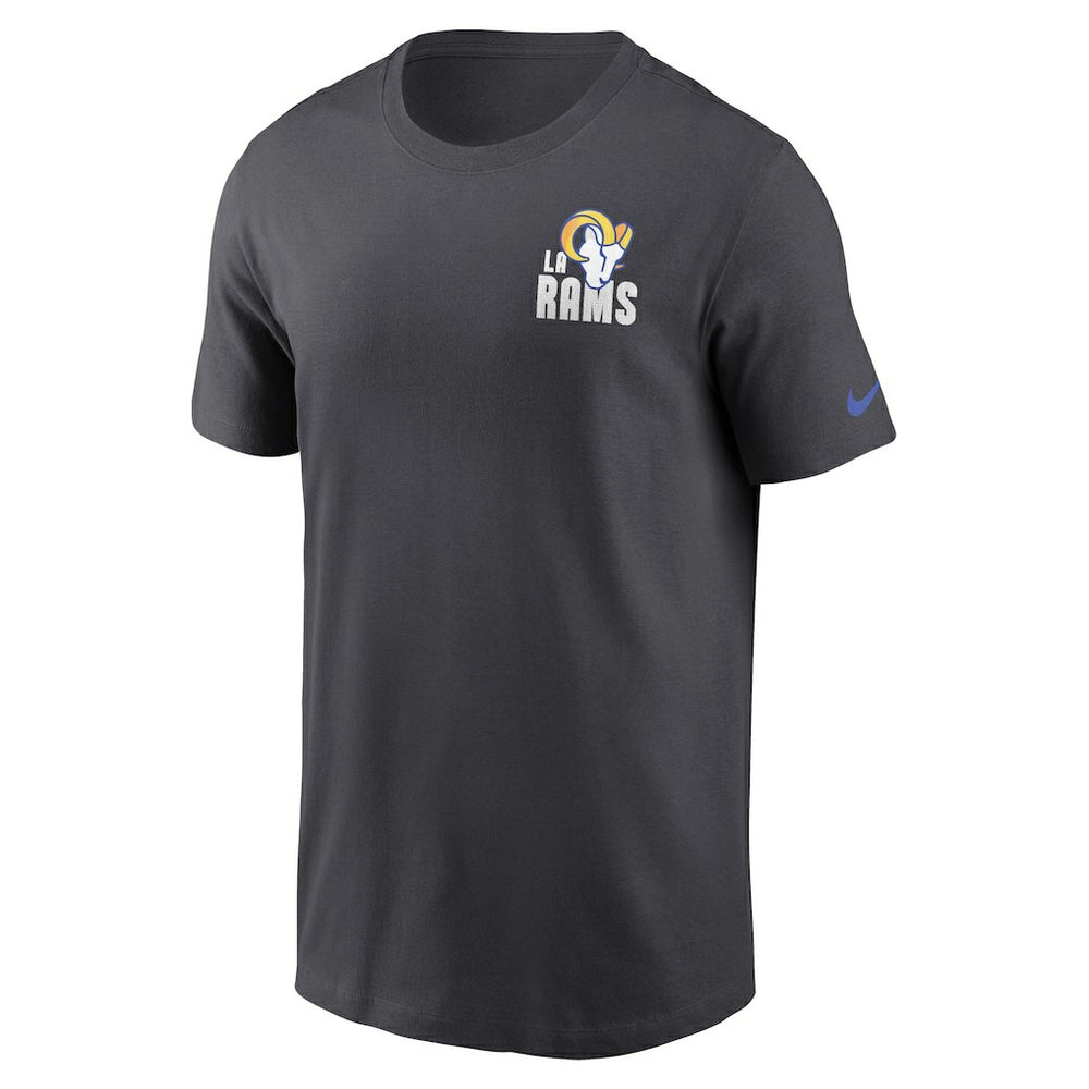 Los Angeles Rams Blitz Essential T-Shirt - Anthracite on sale