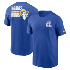 Los Angeles Rams Blitz Essential T-Shirt - Royal sale