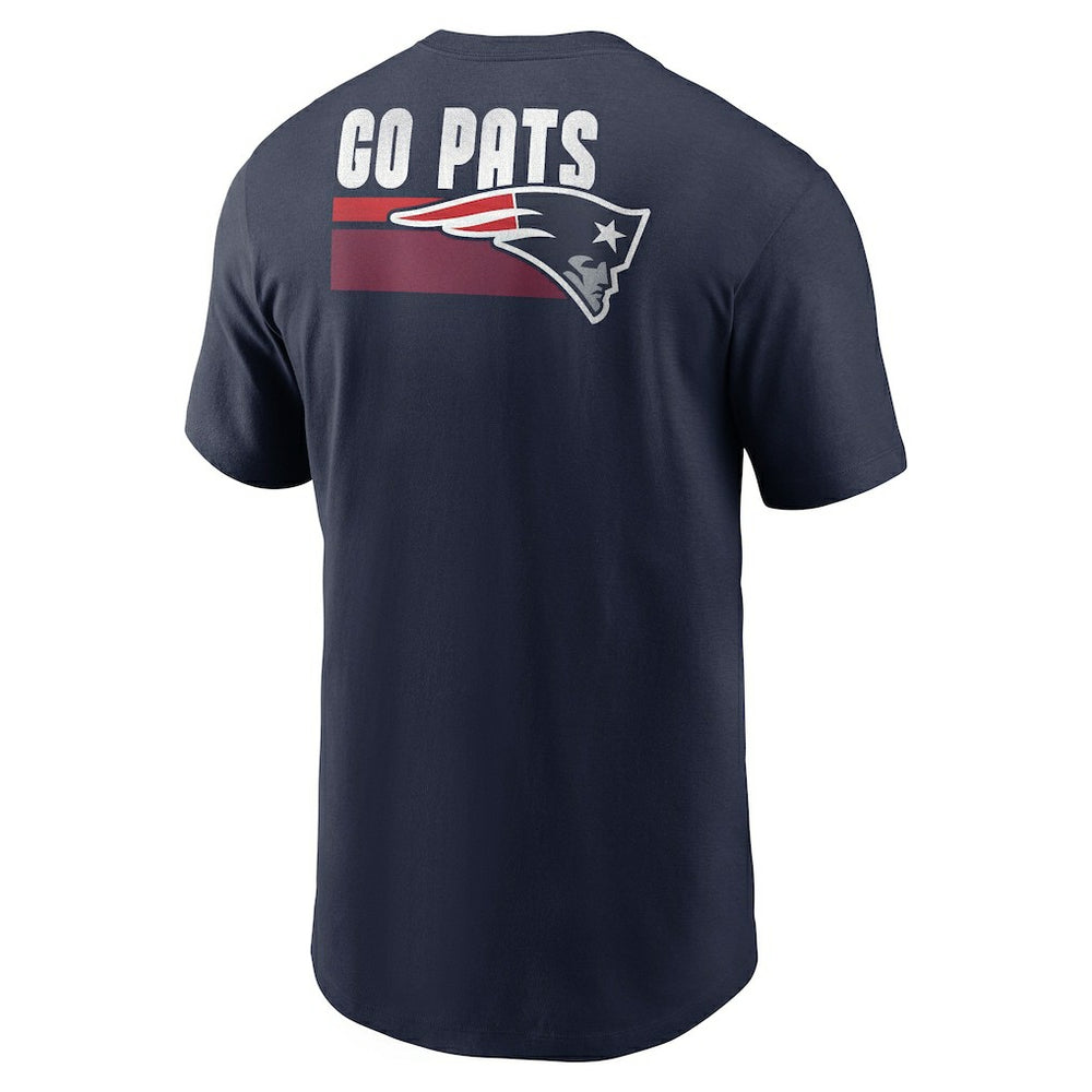 New England Patriots Blitz Essential T-Shirt - Navy sale