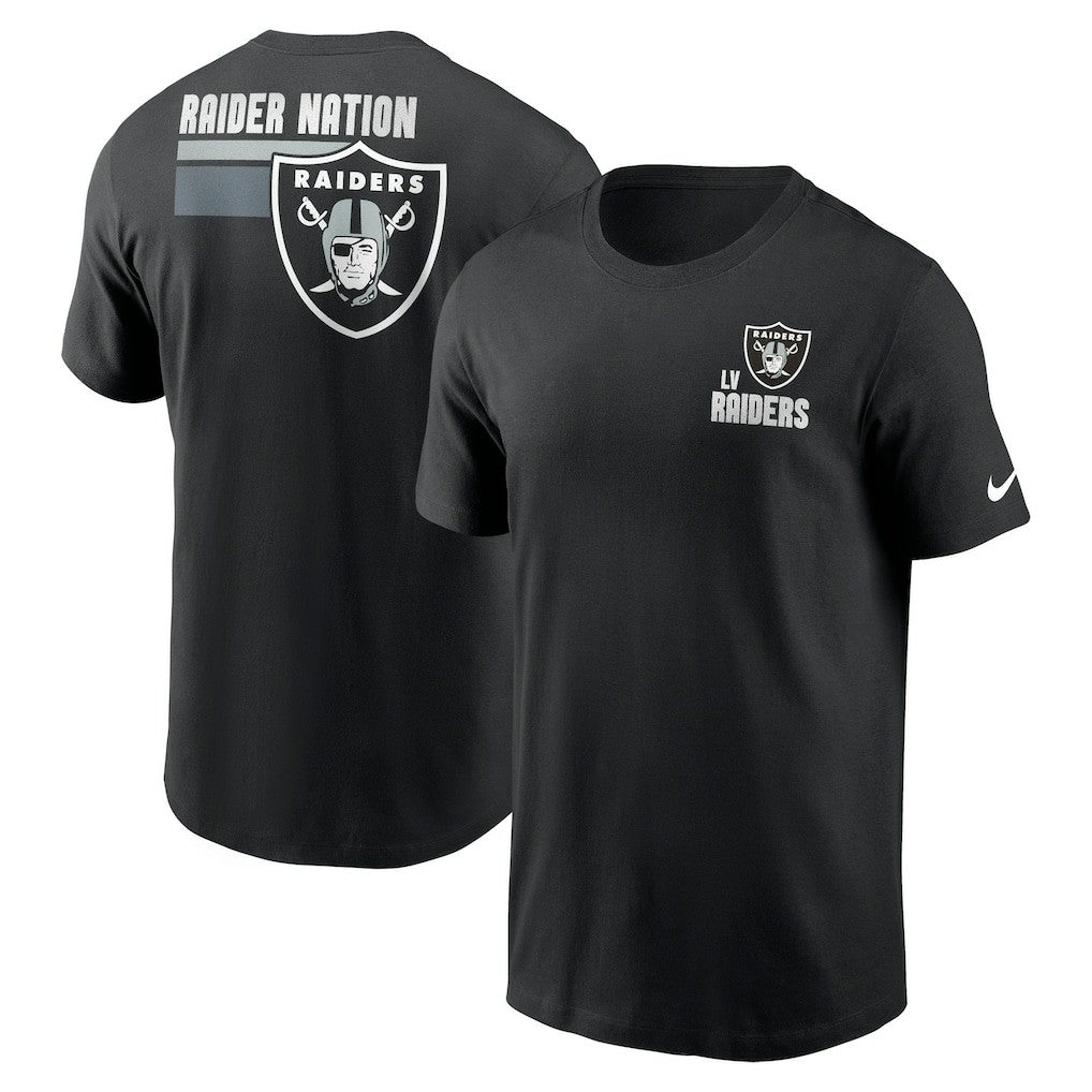 Las Vegas Raiders Blitz Essential T-Shirt - Black sale