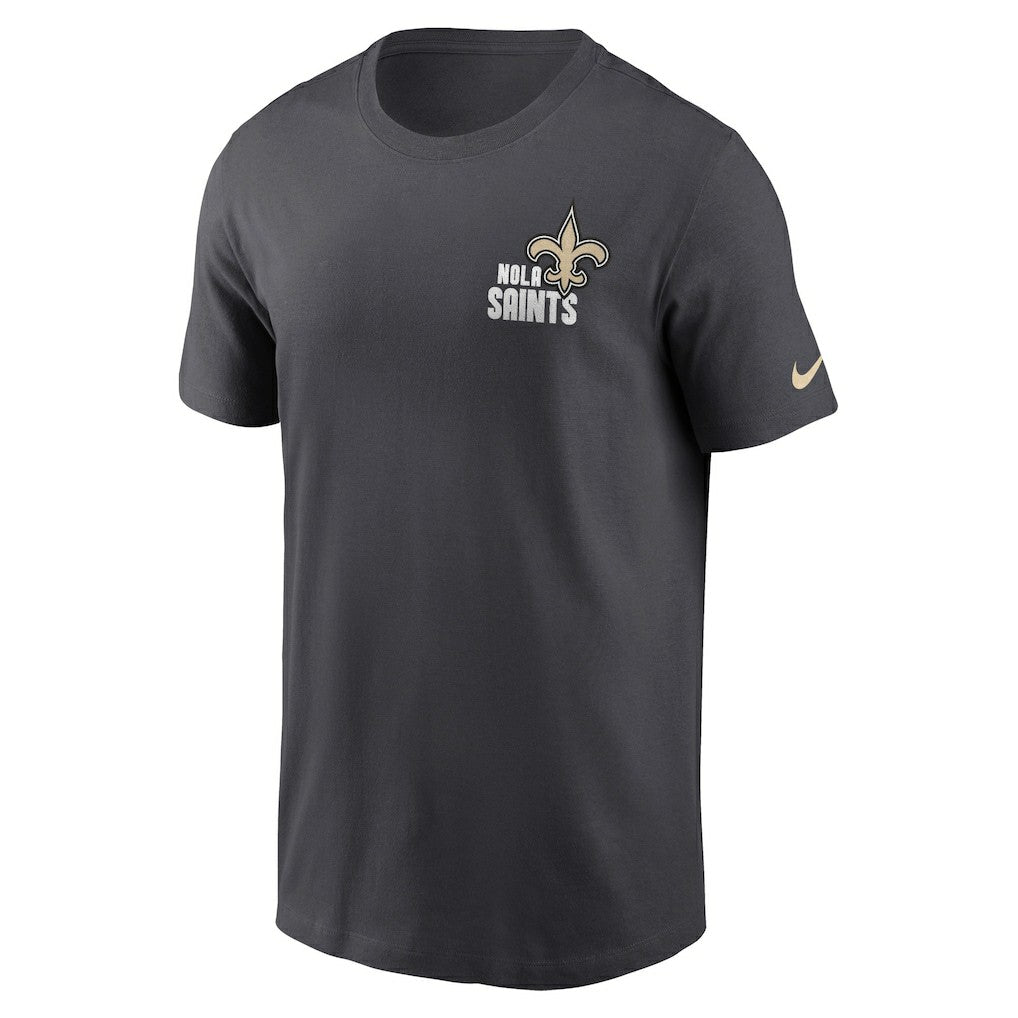 New Orleans Saints Blitz Essential T-Shirt - Anthracite on sale