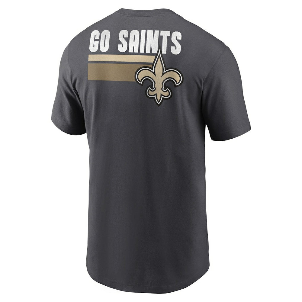 New Orleans Saints Blitz Essential T-Shirt - Anthracite on sale
