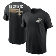 New Orleans Saints Blitz Essential T-Shirt - Black for sale