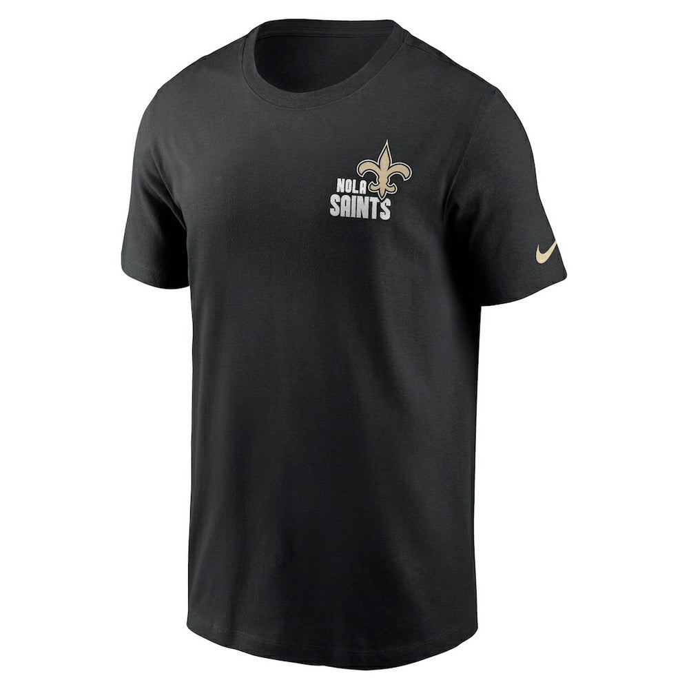 New Orleans Saints Blitz Essential T-Shirt - Black for sale