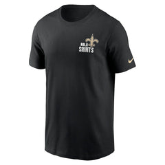New Orleans Saints Blitz Essential T-Shirt - Black for sale