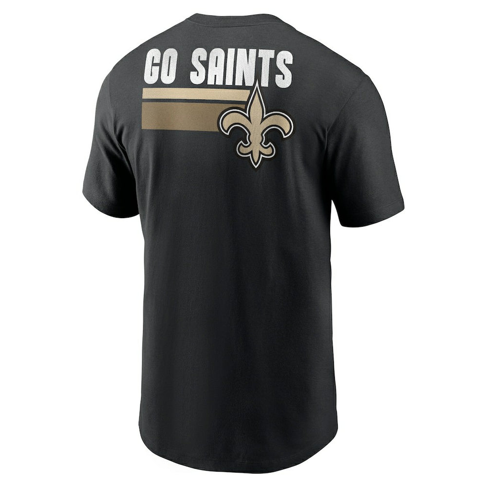 New Orleans Saints Blitz Essential T-Shirt - Black for sale