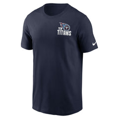 Tennessee Titans Blitz Essential T-Shirt - Navy outlet