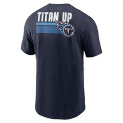 Tennessee Titans Blitz Essential T-Shirt - Navy outlet