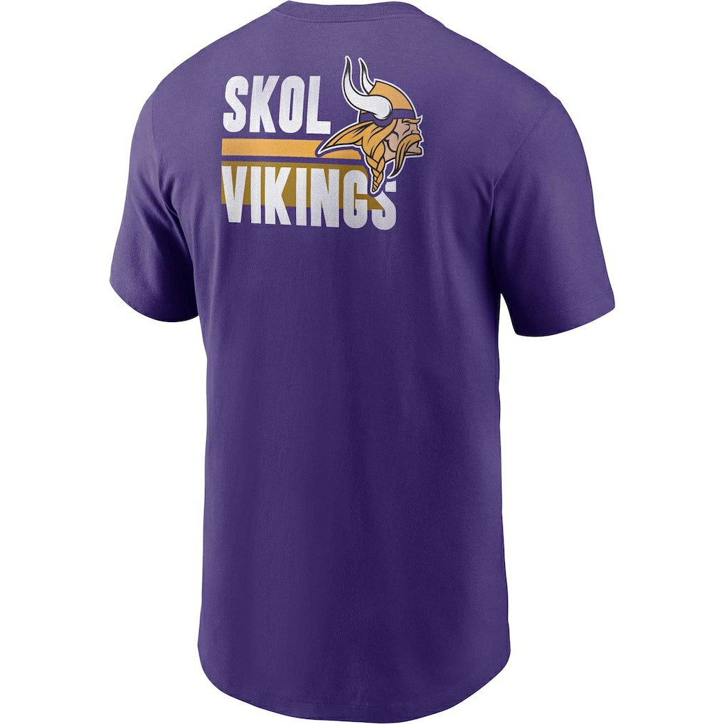 Minnesota Vikings Blitz Essential T-Shirt - Purple outlet