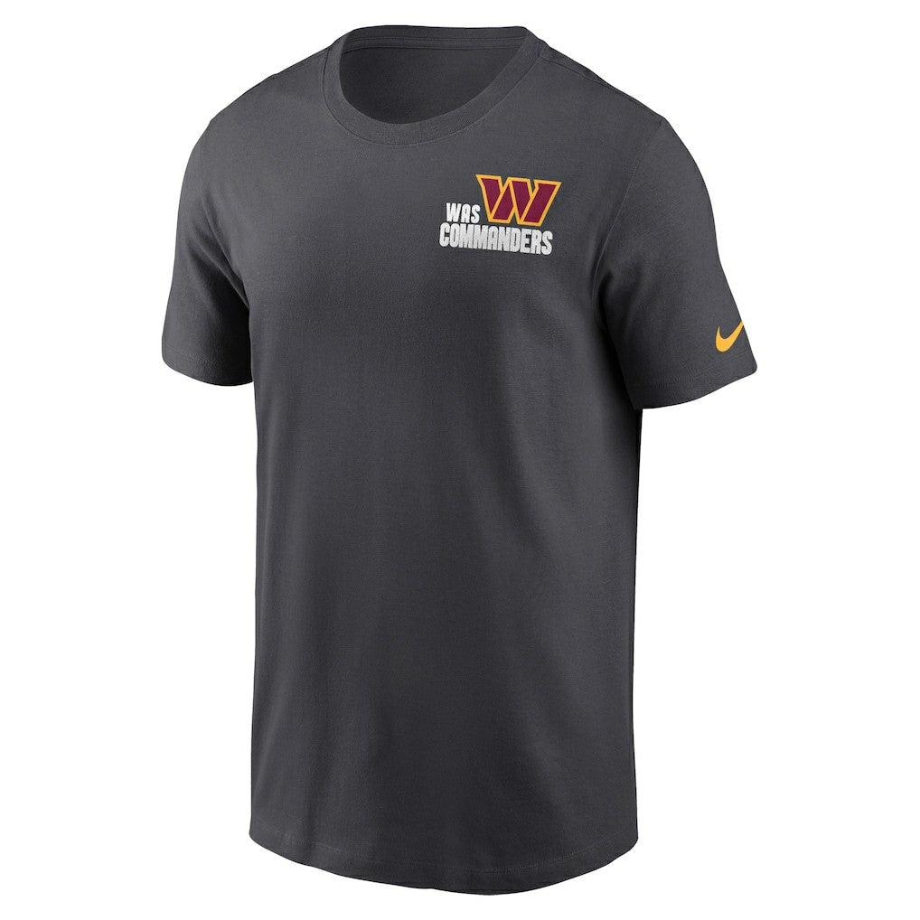Washington Commanders Blitz Essential T-Shirt - Anthracite on sale