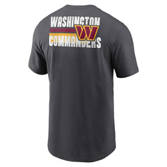 Washington Commanders Blitz Essential T-Shirt - Anthracite on sale