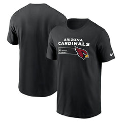 Arizona Cardinals Division Essential T-Shirt - Black sale